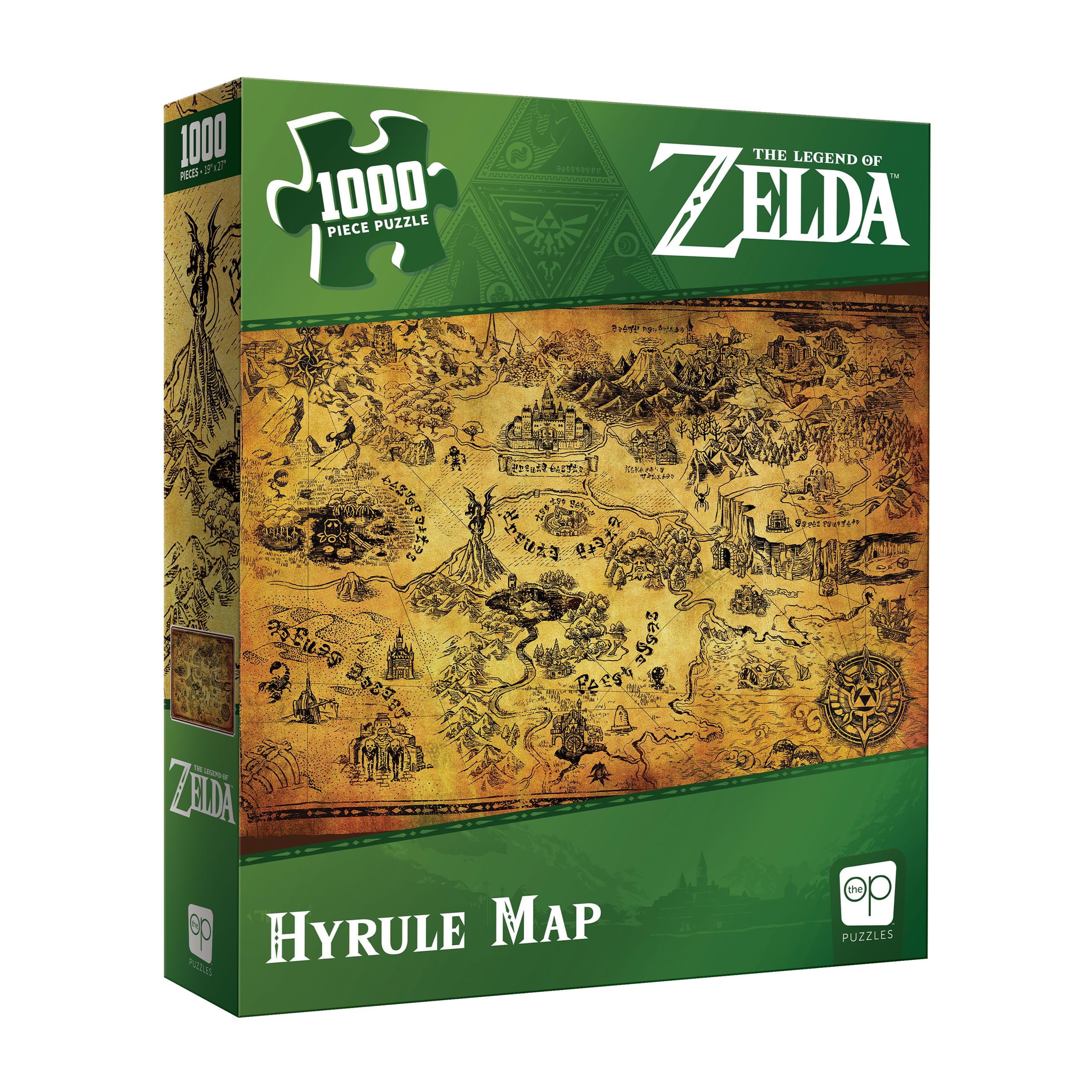 Amazon.com: The Legend of Zelda Hyrule Map 1,000 Piece Jigsaw